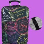 Funda para Maleta Diseño de Sellos Talla G