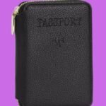 Porta Documentos Premium Cuero Negro