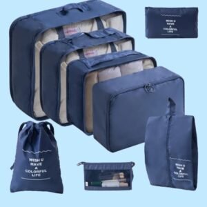 Set de Organizadores de Equipaje 8 Piezas - Azul Marino