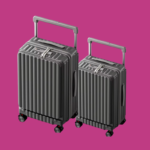 Maleta Ejecutiva con Abertura Frontal - Gris Espacial (Set de 2)