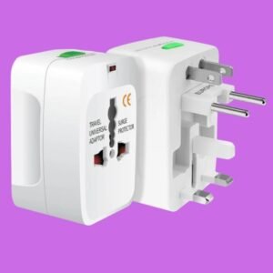 Adaptador Universal de Viaje con Protector de Sobretensión