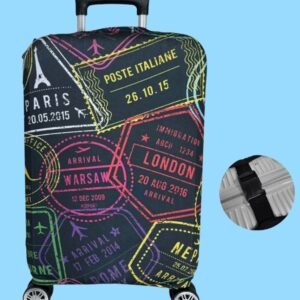 Funda para Maleta Diseño de Sellos Talla G