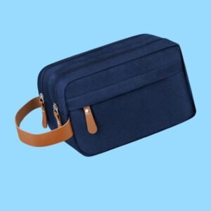 Neceser Organizador de Lona Azul Jean