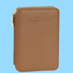 Porta Documentos Premium Cuero Café