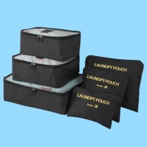Set de Organizadores de Equipaje 6 Piezas - Negro