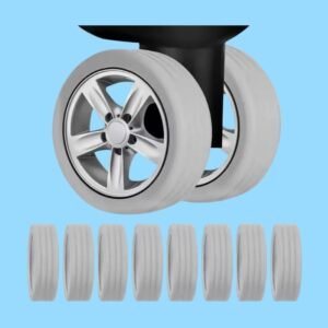 Gomas Protectoras para Ruedas de Maleta Kit de 8 Piezas Ploma