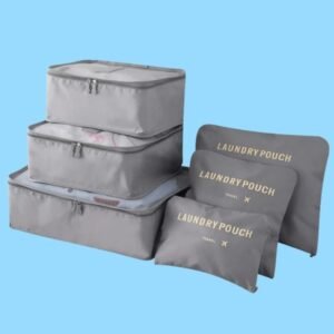 Set de Organizadores de Equipaje 6 Piezas - Plomo