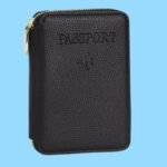 Porta Documentos Premium Cuero Negro